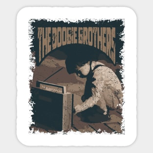 The Doobie Brothers Vintage Radio Sticker